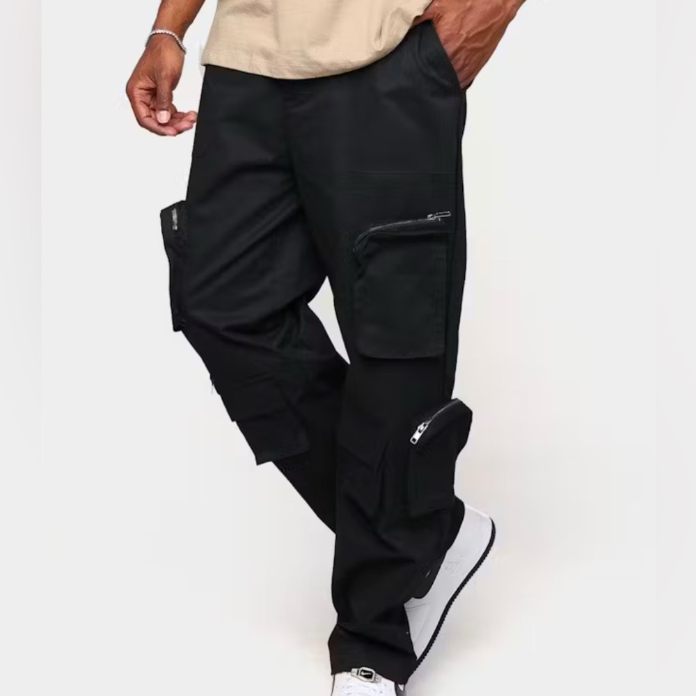 Culture Kings XXIII Twenty Three Henry Zip Cargo Pants Black 3XL NWT